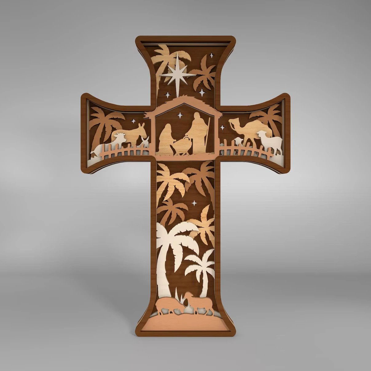 Customized Christmas Wooden Signs Christmas Decor Wooden Crosses Home Decor Ornament Wooden Decorative Craft
