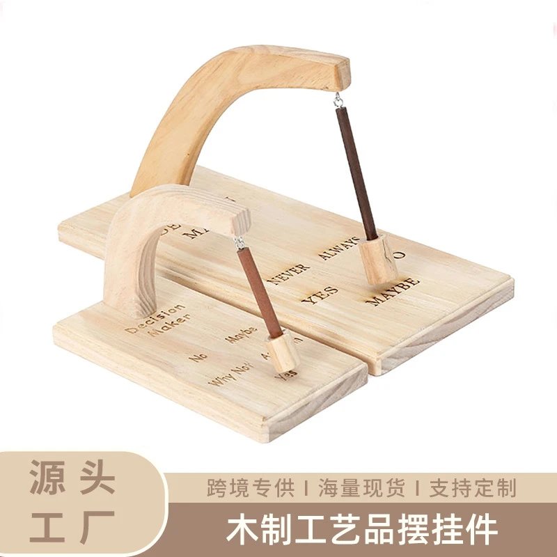 Products Decision Maker Decision Maker Carved Oak Wooden Decorative Craft Pendants Wholesale | Decorative Figurine