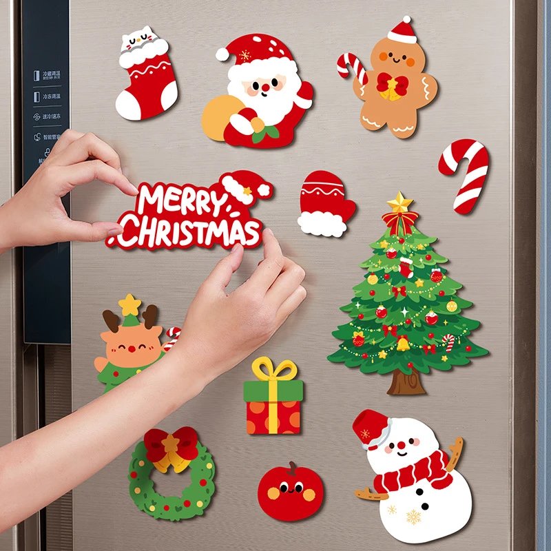 Fridge Magnet Christmas Decor Magnetic 2026 Magnetic Sticker Christmas Tree Creative Magnetic Small Gift